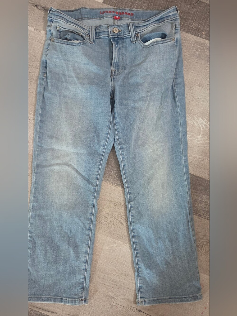 Lucky Brand Sweet Mid Rise Crop Jeans Light Wash Size 8/29
